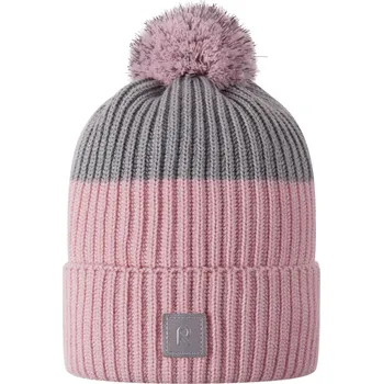 Čepice Dětská zimní čepice Reima Pilke růžová/šedá 56-58