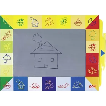 Magnetická kreslící tabulka Goki Magická tabulka, velká 27 x 19 cm