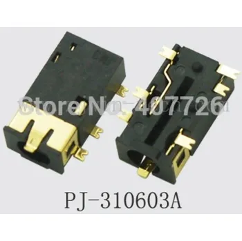 Redukce konektor 3,5 stereo jack zásuvka black - PJ-310