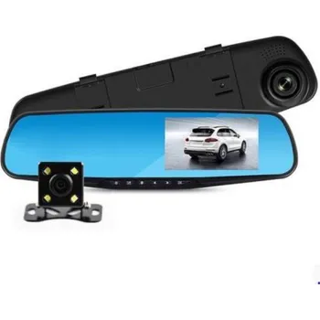 Kamera do auta RB-nakuplevne 4,5“ Duální kamera do auta ve zpětném zrcátku, zadní kamera, 30,5x8,5cm