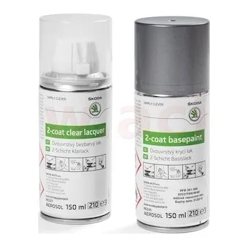 lakový sprej ŠKODA - šedá GRAPHITE metalíza (F7V) ORIGINÁL