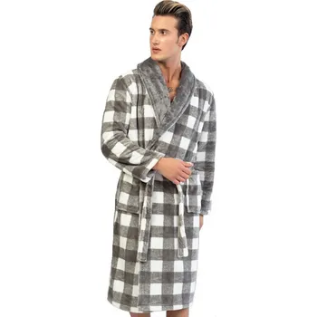 Pánský župan Župan pro muže 1Z1106 šedá l