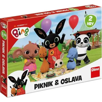 Volný čas DINO Hra Piknik a Oslava Králíček Bing 2v1 *SPOLEČENSKÉ HRY* | 906524