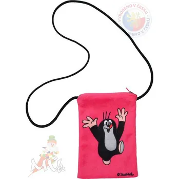 plyšák MORAVSKÁ ÚSTŘEDNA Taštička na krk KRTEK (Krteček) Růžová *PLYŠOVÉ HRAČKY* | AS22