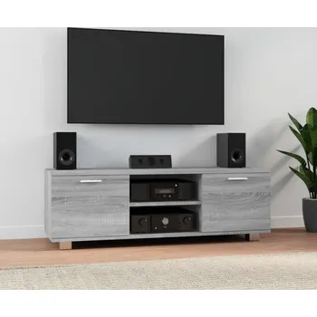 Televizní stolek vidaXL TV skříňka 120 x 40,5 x 35 cm kompozitní dřevo [243042] Barva: šedá sonoma