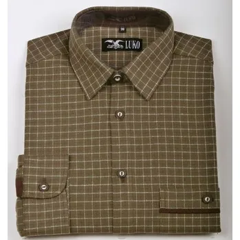 Pánská košile LUKO Myslivecká košile F122221 - dlouhý rukáv Velikost: 48