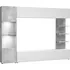 Obývací stěna Mirjan24 Alemiko bez osvětlení bílá/beton