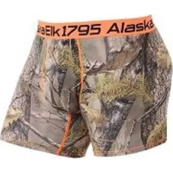 Pánské spodní prádlo Alaska Elk 1795 Alaska Elk Blind Max HD Camo boxerky Velikost: M