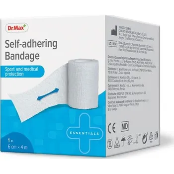 Zdravotnický materiál Dr. Max Self-adhering Bandage 6 cm x 4 m 1 ks
