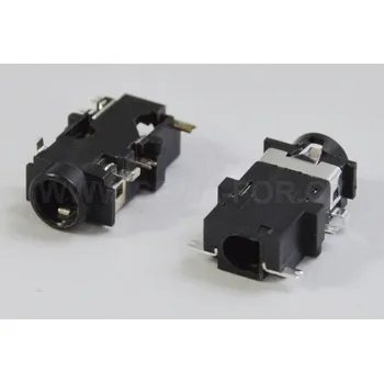 Audio redukce konektor 3,5 stereo jack zásuvka black - 20