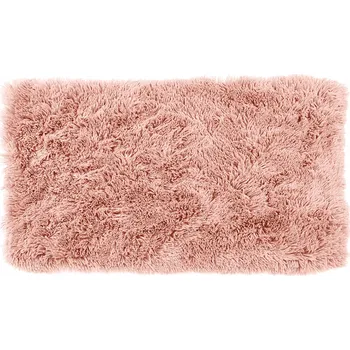 Koberec Chlupatý koupelnový kobereček Ester - růžový Rozměr koberce: 50x80cm