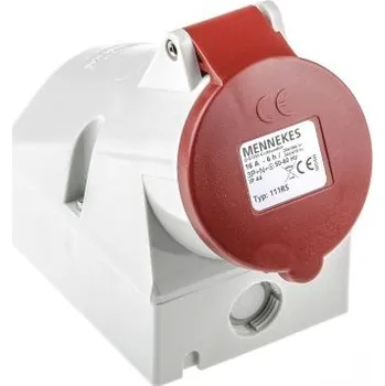 Elektrická zásuvka Průmyslová napájecí zásuvka 16A 5 Pole MENNEKES