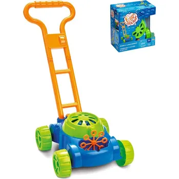 Hra na zahradu Sekačka na trávu dětský bublifuk 2v1 set s náplní 100ml na baterie plast | 224228