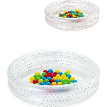BESTWAY Set baby bazén kruhový nafukovací 91cm se soft míčky 50ks 2 barvy 51141 | 881864