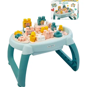 ostatní stavebnice ECOIFFIER Abrick baby stoleček herní set s kostičkami stavebnice 22 dílků | 444749