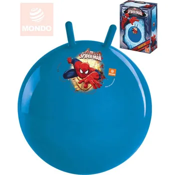 MONDO Míč nafukovací skákací Spiderman 50cm hopsadlo klučičí červené | AS17