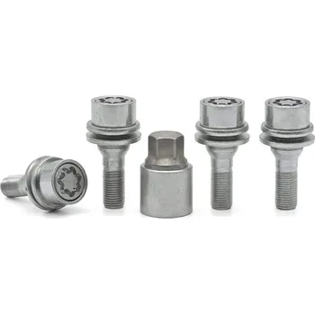 Autodoplněk Pojistné bezpečnostní šrouby M12x1,25x41 plochá + podložka, klíč 17, SICUSTAR VNPC41