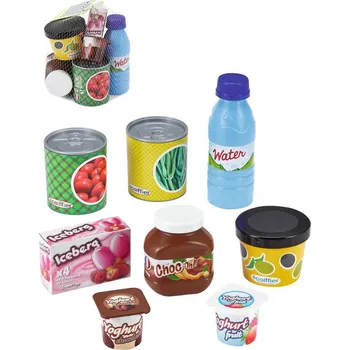 Dětská kuchyňka ECOIFFIER Baby potraviny plastové makety set 8ks v síťce | 21