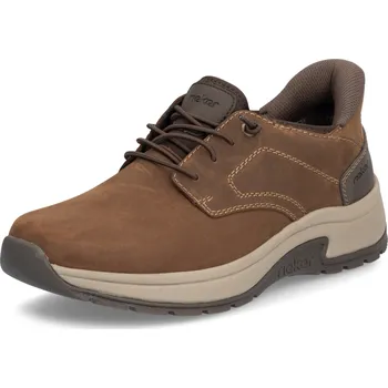 Pánská obuv PÁNSKÉ POLOBOTKY RIEKER 11050-22 HNĚDÁ Barva: HNĚDÁ, Velikost: 45