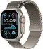 Řemínek na hodinky Apple Watch Milanese Loop 49 mm Medium Natural Titanium