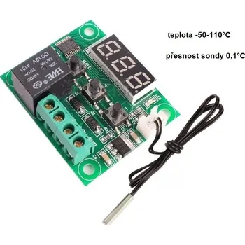 Termostat XH-W1209 regulátor teploty, napájení 120-220V AC