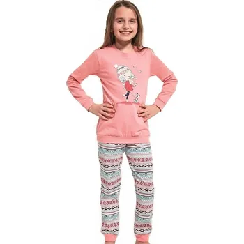 Dívčí pyžamo Pyžamo pro malé slečny - Cornette 1E8424 růžová 74-80