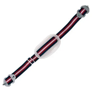 Pracovní přilba Podbradní řemínek přilby, Červená, Elastická, Plastická, Páska, pro použití s: Přilba