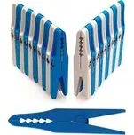 Kolíčky 20ks SUPER KROKODIL, 9,1x1,9x0,9cm, plast