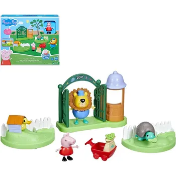 Dětské zboží HASBRO PLAY-DOH Prasátko Peppa Pig v ZOO herní set se 2 figurkami plast | 224228