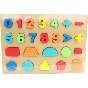 Výuková hračka Dřevěná matematika, 28 x 20 cm