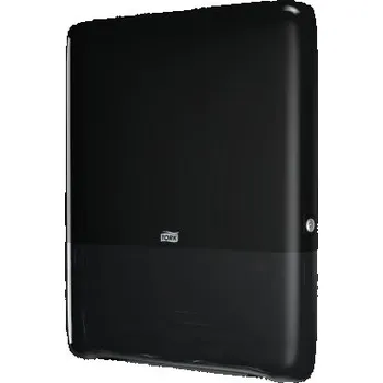 Dávkovač mýdla Dávkovač papírových ručníků Plast, Černá, Dávkovač skládaných ručníků na ruce 101mm x 491mm, šířka: 367mm, sortiment: