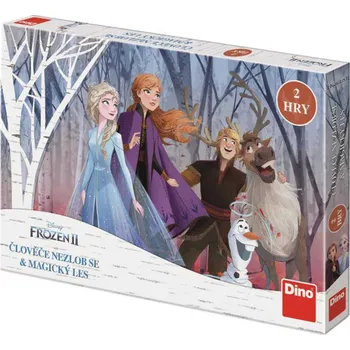 Volný čas DINO Hra 2v1 Člověče nezlob se + Magický les Frozen 2 *SPOLEČENSKÉ HRY* | AS221