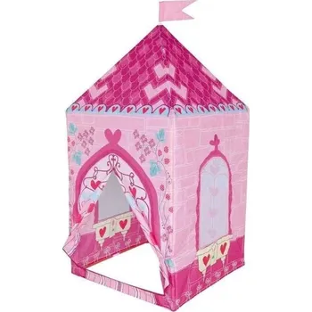 Dětský stan Stan dětský holčičí hrad pro princezny 75x75x160cm v krabici | 890021
