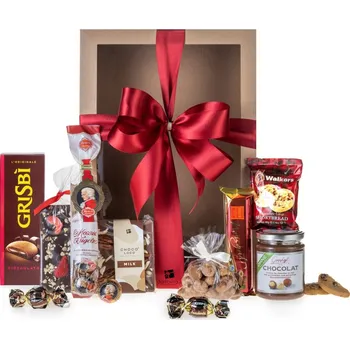 Dárkový potravinový koš Dárkovna - Dárkový box Sladké mámení Exclusive