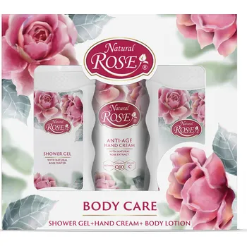 Kosmetická sada NATURAL ROSE dárková sada pro péči o tělo