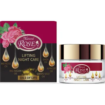 Pleťový krém NATURAL ROSE OILS OF LIFE liftingový noční krém, 50 ml