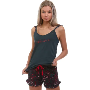 Dámské noční prádlo Dámské pyžamo letní model 1B1286 šedá m