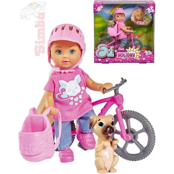 Panenka SIMBA Panenka Evička 12cm set s kolem a doplňky v krabici Evi Love | 19