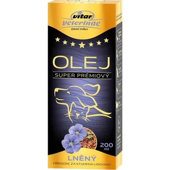 Vitar veterinaelněný olej 200ml