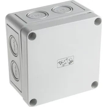 Rozvaděč Rozvodná skříň Polykarbonát Šedá 110 x 110 x 66mm řada TK PC IP66