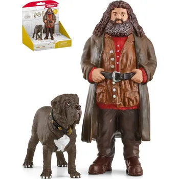 SCHLEICH Harry Potter set figurka poloobr Rubeus Hagrid + pes Tesák plast | 890021