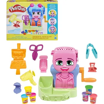 modelína a plastelína HASBRO PLAY-DOH Kadeřnický salón kreativní set s modelínou a nástroji | 65554