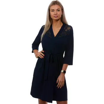Dámský župan Župan dámský luxusní Tess 1E8361 modrá 5xl