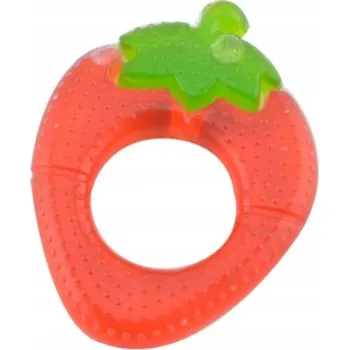 Hračka pro kojence Smily play Kousátko vodní, Jahoda - červené