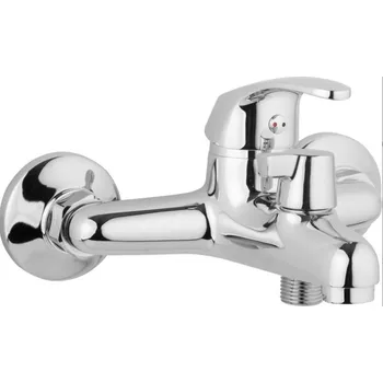 Vodovodní baterie JB Sanitary A10 46 00 Slim Vanová nástěnná baterie, 100 mm, s otočným přepínačem