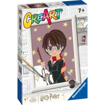 RAVENSBURGER CreaArt Harry Potter kreativní set s barvičkami v krabici | 65554