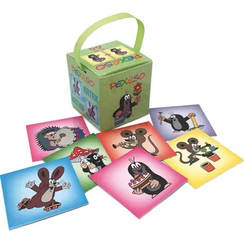 Karetní hra AKIM Hra Pexeso v krabičce se stuhou Krtek (Krteček) set 64 karet | AS22