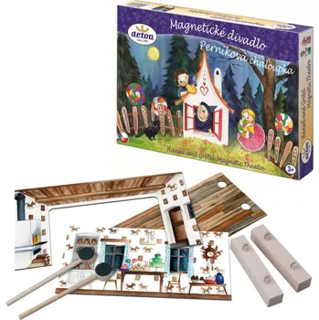 Dřevěná hračka DETOA Magnetické divadlo Perníková chaloupka *DŘEVĚNÉ HRAČKY* | 890021