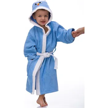 Dámský župan Dětský župan frote 1T0248 modrá 98-104-3-4-let