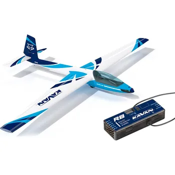 RC model letadla KAVAN Swift S-1 2400mm ARF - modrá, s R8 Vario Rx